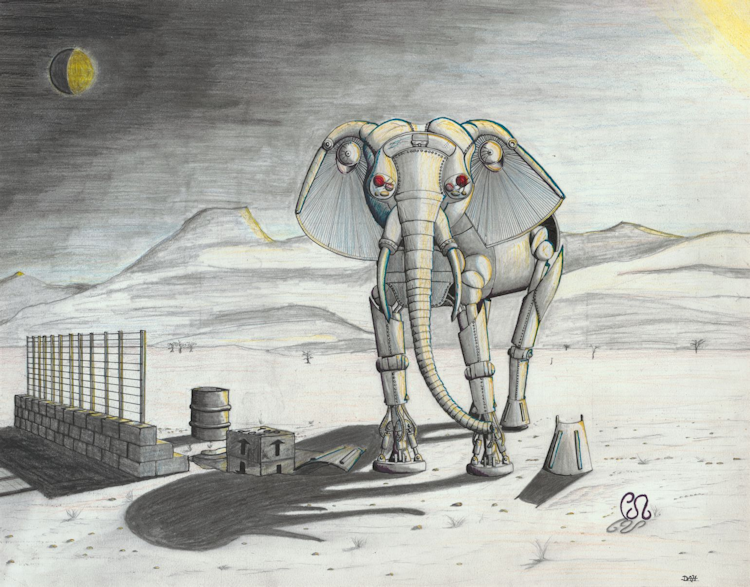 Mechanical Elephant Reproduction Scan